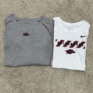 Arkansas Razorback tee bundle